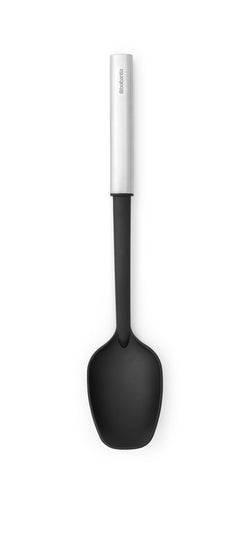 brabantia PROFILE 2.0 Gemüselöffel - Schwarz / Silber / B: 6.3 cm x T: 5.0 cm x H: 35.3 cm