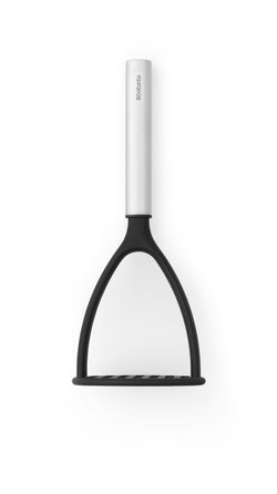 brabantia PROFILE 2.0 Kartoffelstampfer - Schwarz / Silber / B: 10.0 cm x T: 7.2 cm x H: 27.2 cm