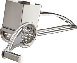 AGOSTINA Käsereibe - Silber / B: 20.0 cm x T: 12.0 cm x H: 8.5 cm