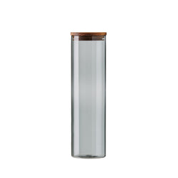 RAW GLASS Bocal de conservation - Gris / Hauteur : 28,0 cm