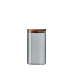 RAW GLASS Bocal de conservation - Gris / Hauteur : 18,0 cm