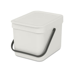 brabantia SORT & GO Pattumiera - Grigio chiaro / L: 20.0 cm x P: 24.9 cm x A: 18.1 cm