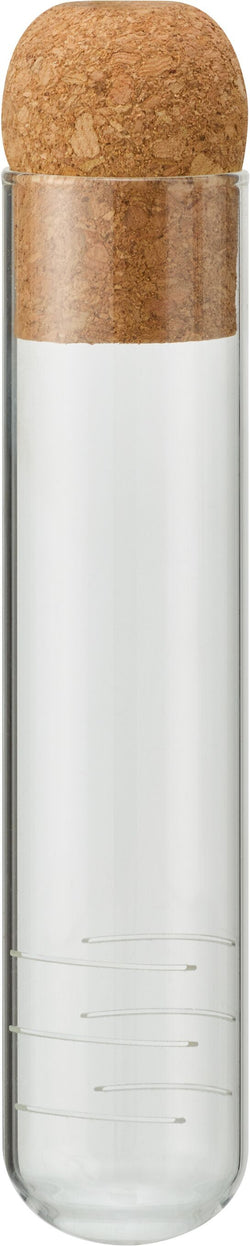 TIANO INFUSORE PER TÈ BOROSILICATE/CORK - Transparente / A: 15.0 cm