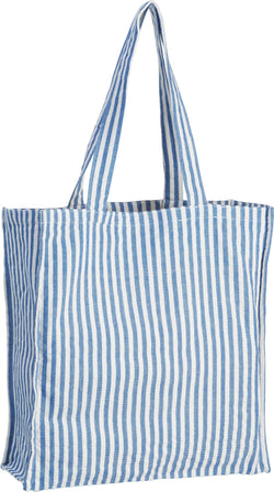 SOLEA Sac à provisions - Bleu / L: 38.0 cm x P: 13.0 cm x H: 41.0 cm