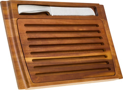 Planche à découper GIAN - Marron foncé / L : 41,0 cm x P : 26,0 cm x H : 2,5 cm