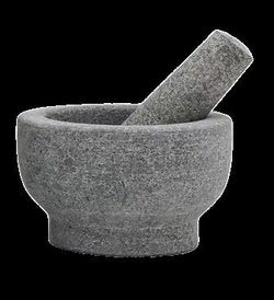 PIERA Mortaio con pestello - Grigio / A: 6.0 cm