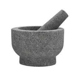 PIERA Mortier avec pilon - Gris / Hauteur : 10,0 cm