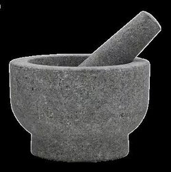 PIERA Mortier avec pilon - Gris / Hauteur : 10,0 cm