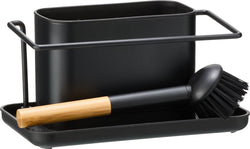 COSIMA Organiseur d'évier - Noir / L: 20.0 cm x P: 11.8 cm x H: 10.0 cm