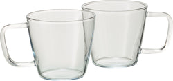 TEA & COFFEE TAZZE SET DI 2 230ML - Transparente / L: 11.0 cm x P: 8.0 cm x A: 7.5 cm