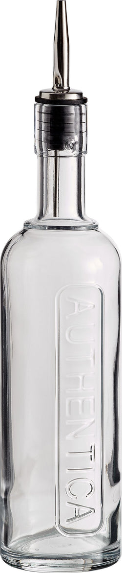AUTHENTICA Flasche mit Ausgiesser - Transparent / H: 25.5 cm