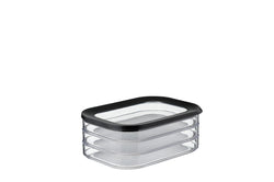 MEPAL MODULA Boîte de conservation - Noir, Transparent / L: 22.5 cm x P: 16.0 cm x H: 8.5 cm