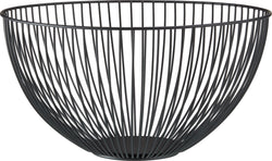 CESINA Panier à fruits - Noir / Hauteur : 16,5 cm