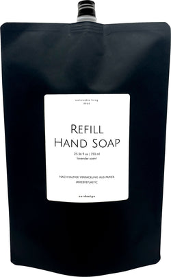 NORDESIGN Refill savon pour mains - Noir