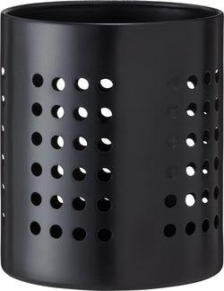 LEVIO Porte-ustensiles de cuisine - Noir / Hauteur : 13,8 cm