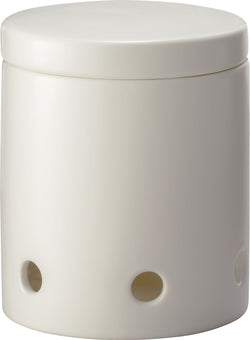 NEVIA Knoblauchtopf - Weiss / H: 12.0 cm