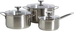 CULINARIO Set de casseroles - Argent / P: 54.0 cm x L: 32.0 cm x H: 11.0 cm