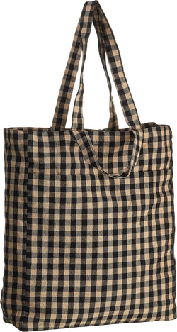 VICHY Einkaufstasche - Beige, Schwarz / B: 35.0 cm x T: 11.0 cm x H: 43.0 cm