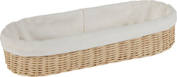 SENTO Cestino per pane - naturale / L: 38.0 cm x P: 13.0 cm x A: 8.0 cm