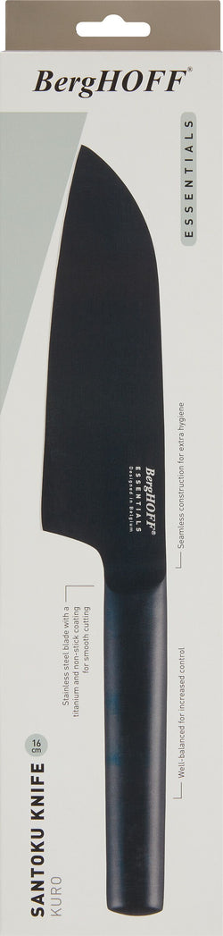 BergHOFF BORON Santokumesser - Schwarz / T: 2.9 cm x H: 16.0 cm