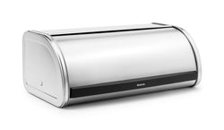 brabantia ROLL TOP Portapane con apertura scorrevole - Argento opaco / L: 44.5 cm x A: 17.3 cm