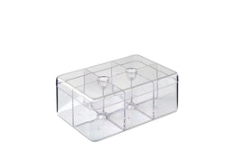 CONTI Teebeutelbox - Transparent / B: 21.7 cm x T: 14.8 cm x H: 8.5 cm