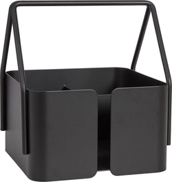 CUDDY Porte-bouteilles - Noir / L: 19.5 cm x P: 18.0 cm x H: 21.0 cm