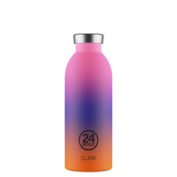 24 Bottles SUNDOWN Thermosflasche - Orange, Pink, Rot / H: 20.5 cm