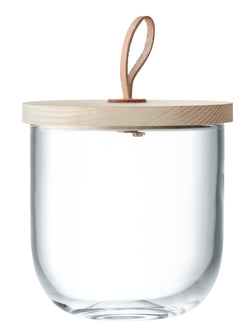 LSA IVALO Boîte de conservation - Nature, transparente / Hauteur : 15,5 cm