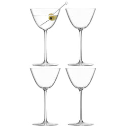 LSA BOROUGH Verre à martini - Transparent / Hauteur : 16,6 cm