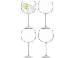 LSA BOROUGH Weinglas-Set - Transparent / H: 19.9 cm