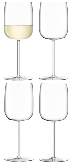 LSA BOROUGH Set de verres a vin - Transparent / Hauteur : 20,1 cm