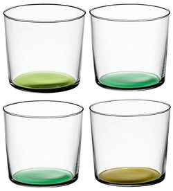 LSA CORO Set de verres à eau - Vert / Hauteur : 7,0 cm