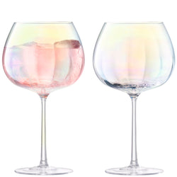 LSA PEARL Set de verres a vin - Iridescent / Hauteur : 20,4 cm