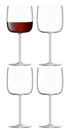 LSA BOROUGH Set de verres a vin - Transparent / Hauteur : 19,5 cm