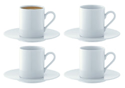 Dine Espressotasse 4er-Set 9ml gerade - Bianco / A: 7.0 cm