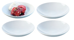 LSA DINE Set de coupes - Blanc / Hauteur : 3,5 cm
