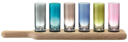LSA PADDLE Bicchiere da vodka - Multicolore, naturale / L: 40.0 cm x P: 9.0 cm x A: 4.0 cm