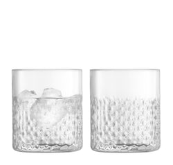 LSA WICKER Set de verres à eau - Transparent / Hauteur : 9,0 cm