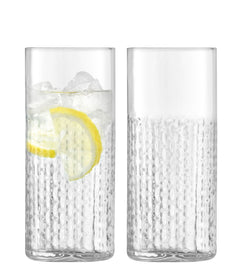 LSA WICKER Verre à long drink - Transparent / Hauteur : 15,0 cm