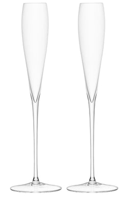 LSA WINE Set de verres à champagne - Transparent / Hauteur : 32,0 cm