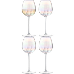 LSA PEARL Set de verres a vin - Iridescent / Hauteur : 20,6 cm