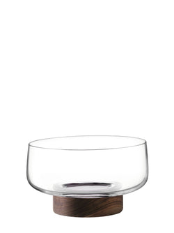 LSA CITY Schale - Dunkelbraun, Transparent / H: 14.0 cm