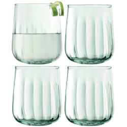 LSA MIA Set de verres à eau - Vert clair / Hauteur : 10,0 cm