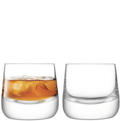 LSA WHISKY Verre à whisky - Transparent / Hauteur : 8,6 cm