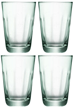 LSA MIA Set de verres à eau - Vert clair / Hauteur : 12,0 cm