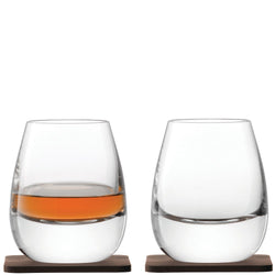 LSA WHISKY Verre à whisky - Brun foncé, transparent / Hauteur : 10,0 cm