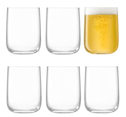 Borough Barglas 6er-Set 625ml Klar - Transparent / H: 12.0 cm