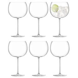 LSA BOROUGH Set de verres a vin - Transparent / Hauteur : 20,0 cm
