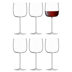 LSA BOROUGH Set de verres a vin - Transparent / Hauteur : 19,5 cm